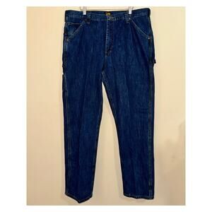 Carhartt Blue Jeans Men's 40x34 Relaxed Fit BD1483-M